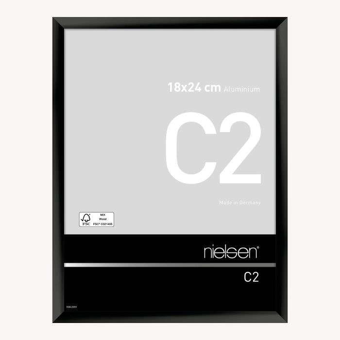 C2 Noir anodisé 18 x 24 cm