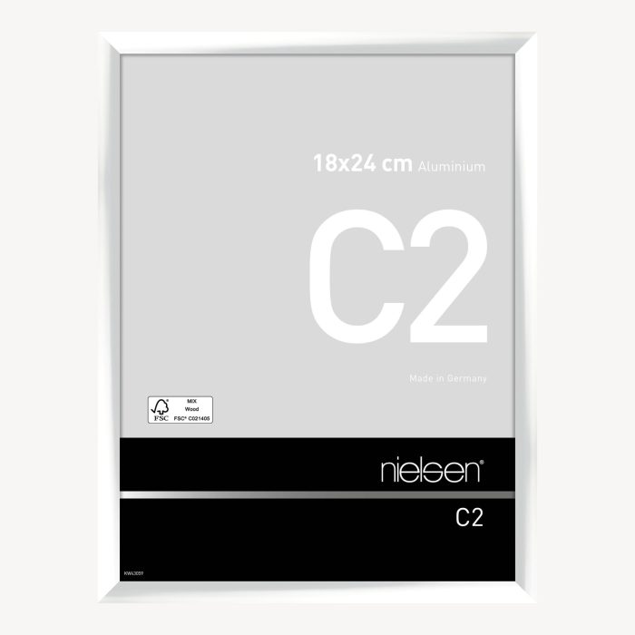 C2 Blanc brillant 18 x 24 cm