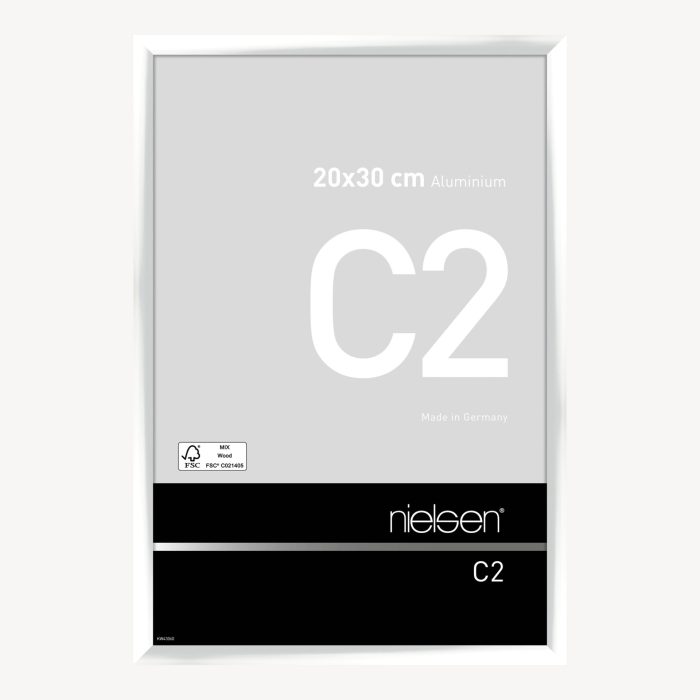 C2 Blanc brillant 20 x 30 cm