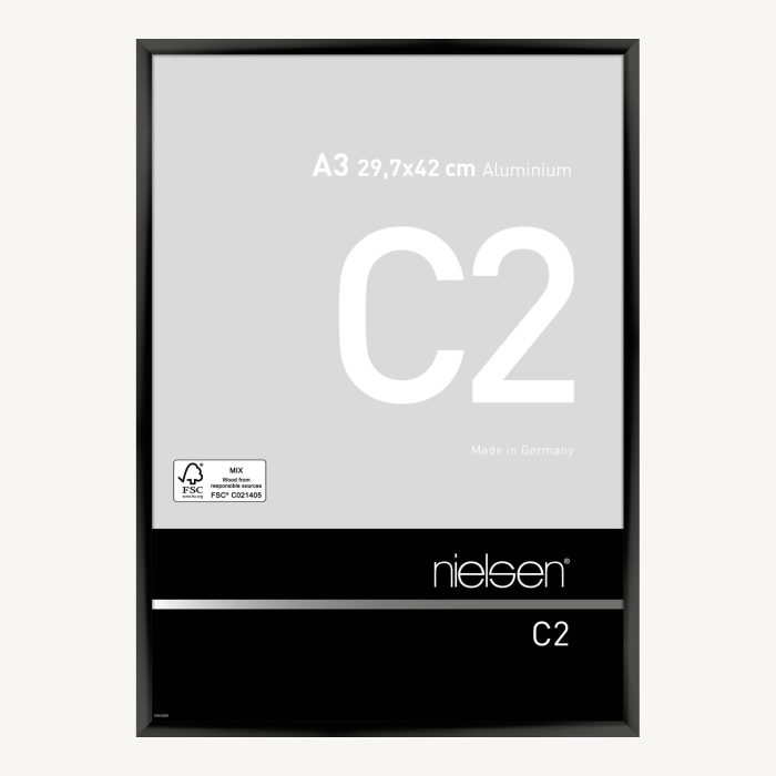 C2 Noir anodisé 29,7 x 42 cm