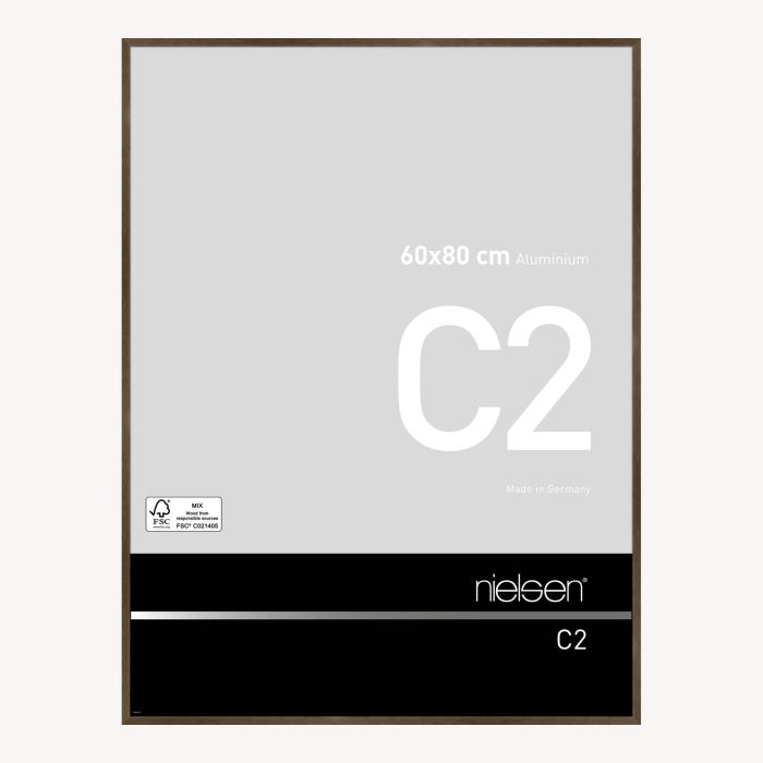 C2 Ambre mat brossé 60 x 80 cm