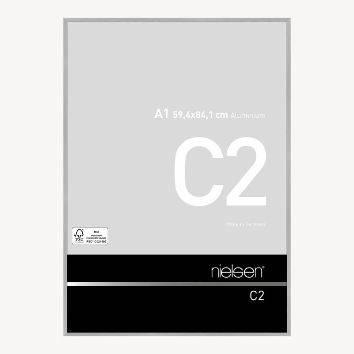 C2 Argent mat brossé 59,4 x 84,1 cm