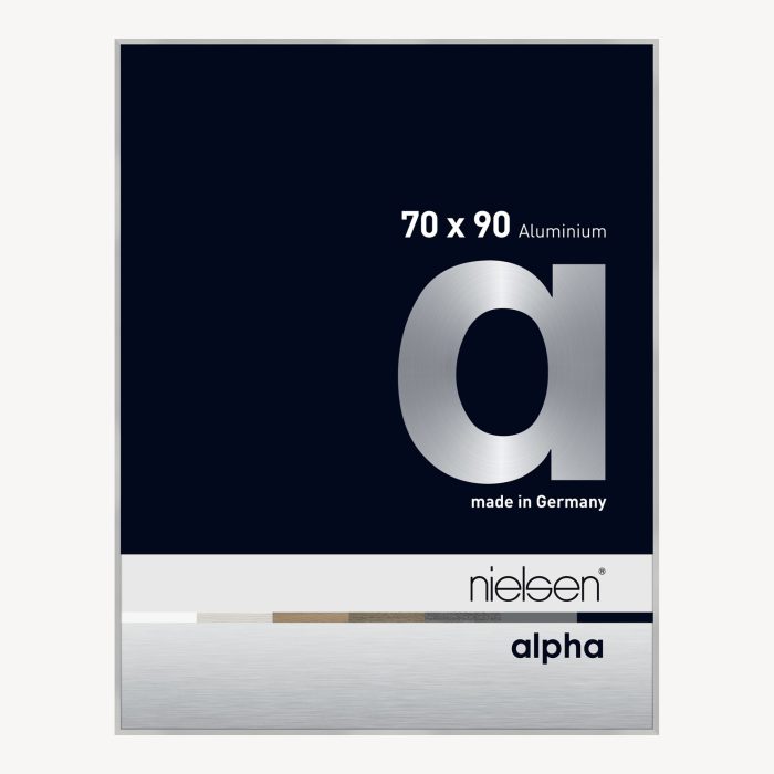 Alpha Argent mat 70 x 90 cm