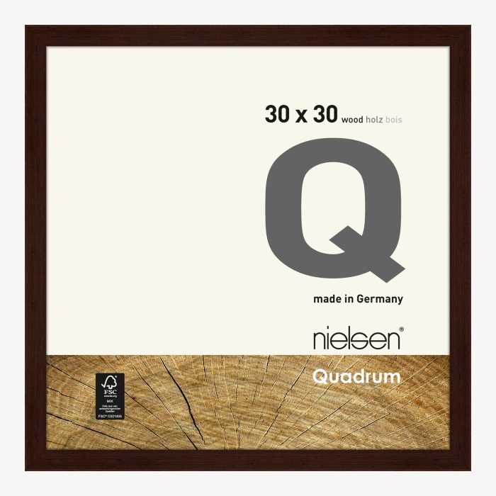 Quadrum Wengé 30 x 30 cm