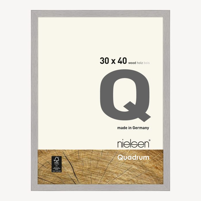 Quadrum Gris ciment 30 x 40 cm