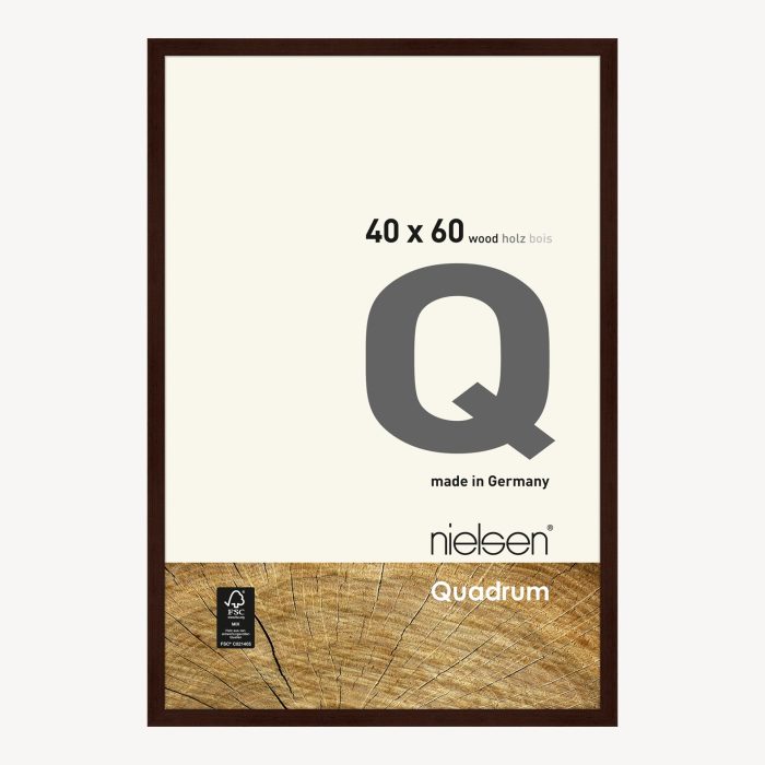 Quadrum Wengé 40 x 60 cm