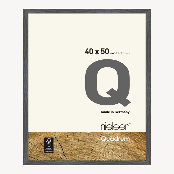 Quadrum Gris gorge de pigeon 40 x 50 cm