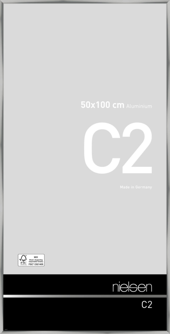 C2 Argent poli 50 x 100 cm